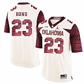 Oklahoma Sooners 23 Devante Bond White 47 Game Winning Streak College Football Jersey Dzhi,baseball caps,new era cap wholesale,wholesale hats